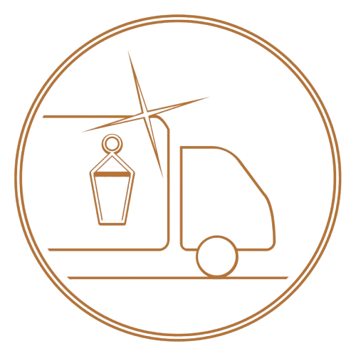 Lorry icon — transport and storage